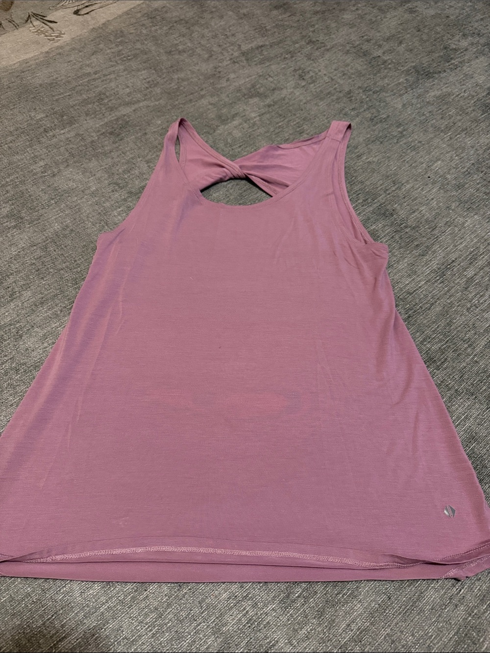 Twist-Back Lavender Tank Top for Women